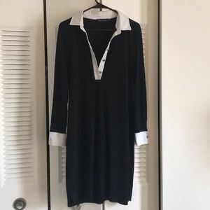 Ivanka Trump Black and White Work Dress